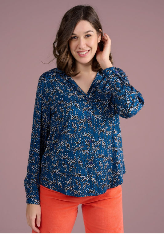 CHEMISE CENTI LEO BLEU