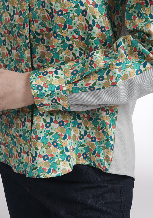 CHEMISE CESAME FLORAISON BLEU