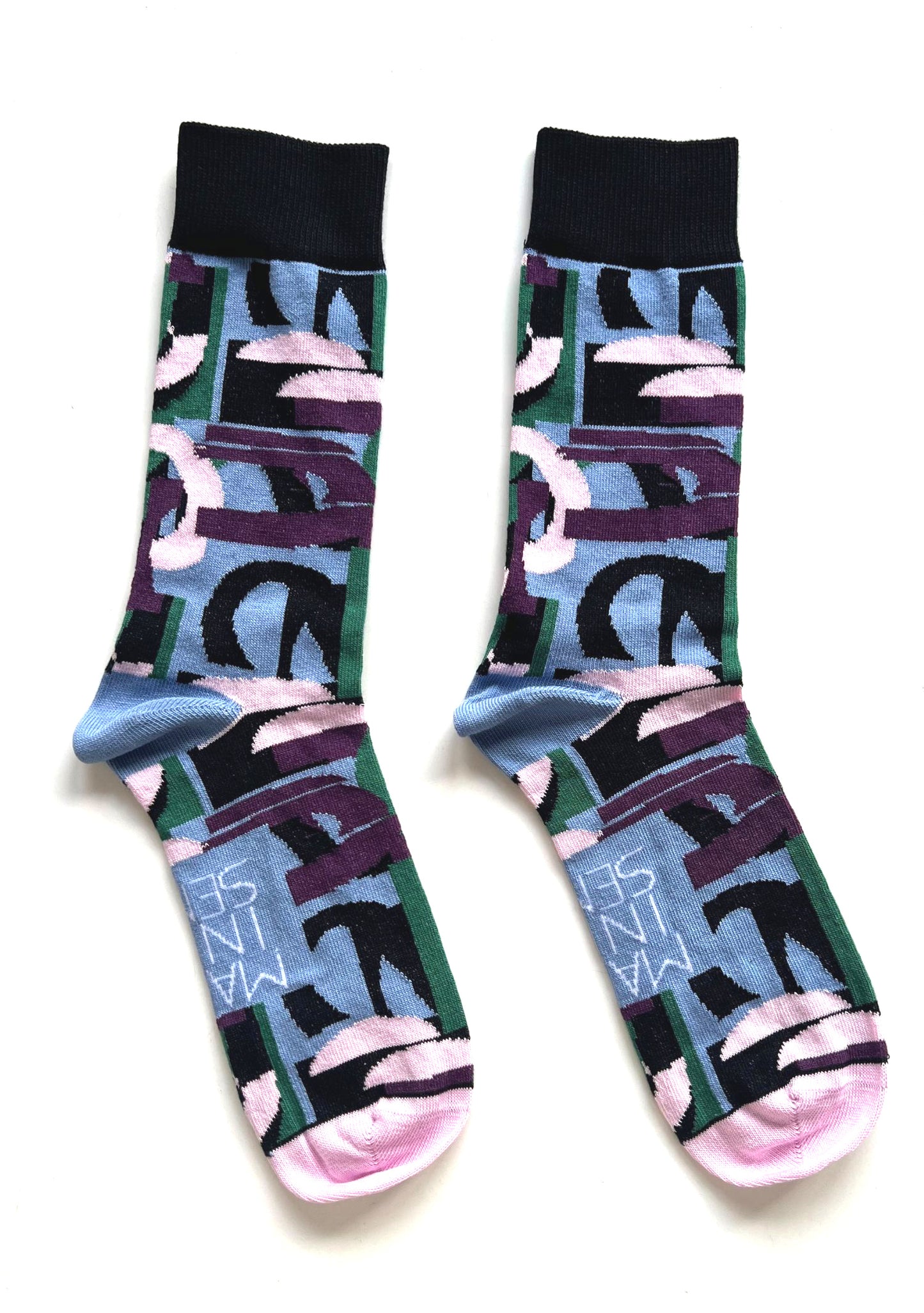 CHAUSSETTES CHOCE ALPHABET VERT