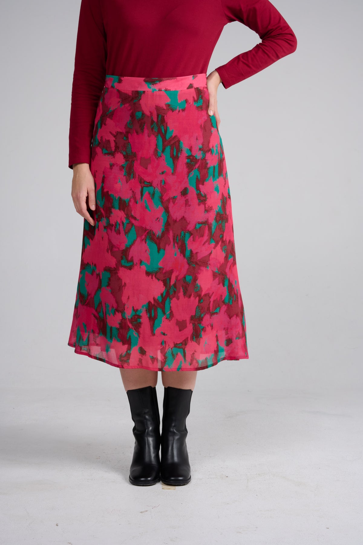 JUPE JINOL ERABLES ROSE