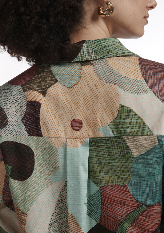 CHEMISE CHANI AMBOISE VERT