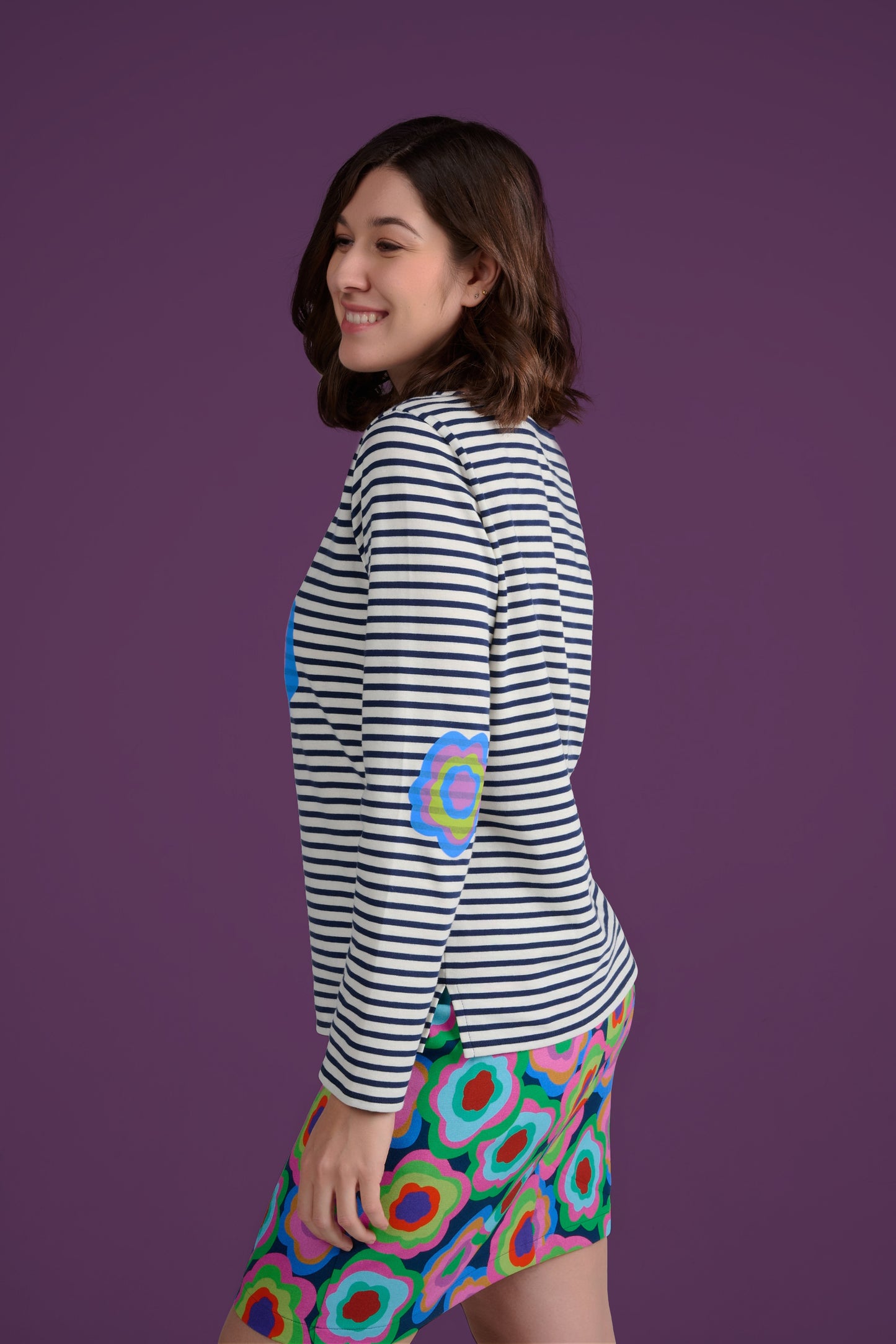 MARINIERE MARIN FLOWERPOWER MULTICOLORE