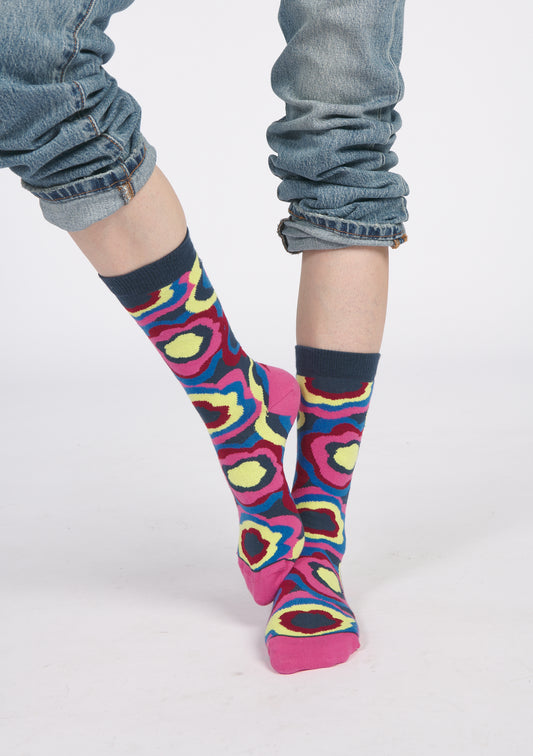 CHAUSSETTES CHOCE FLOWERPOWER MULTICOLORE