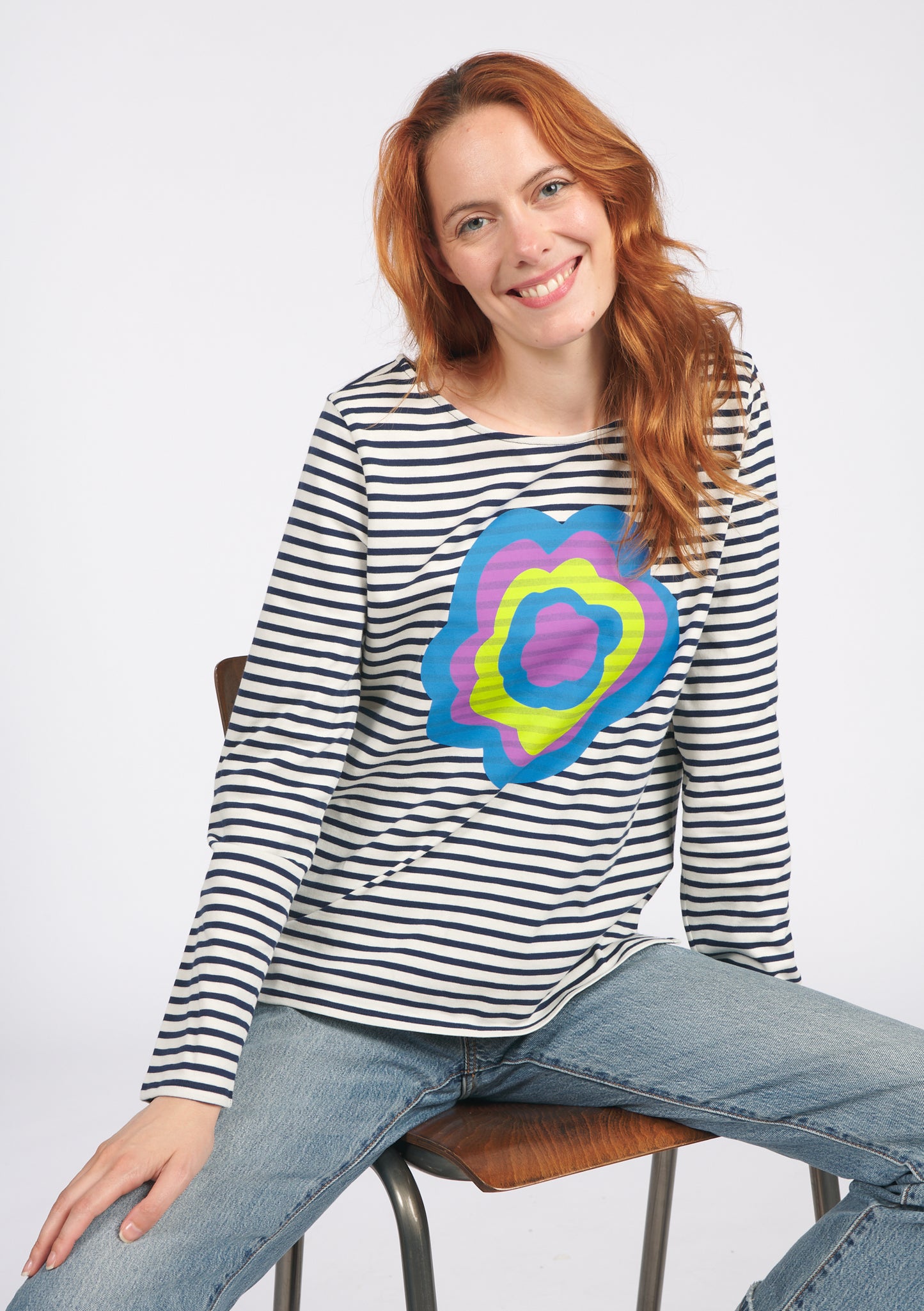 MARINIERE MARIN FLOWERPOWER MULTICOLORE