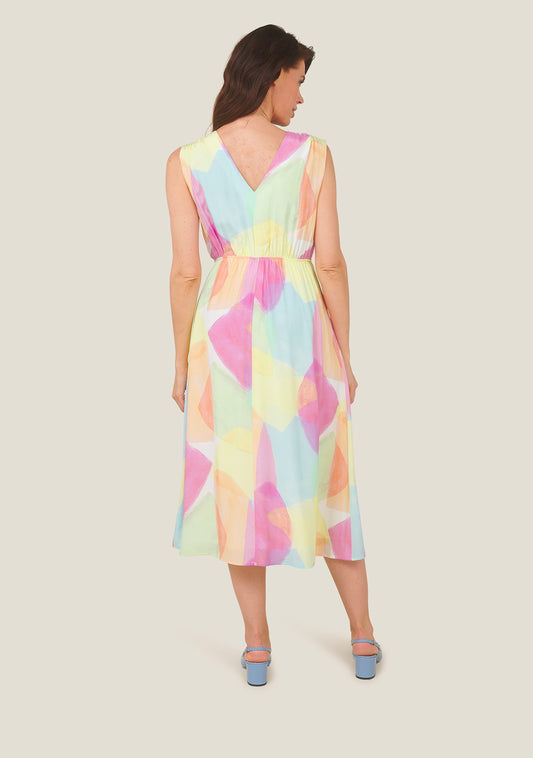 ROBE RAKO ARLEQUIN ROSE
