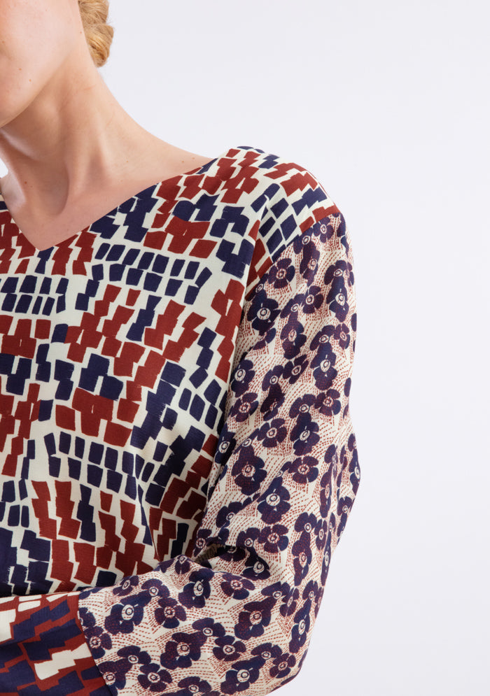 CREPE VISCOSE VEH BORDEAUX