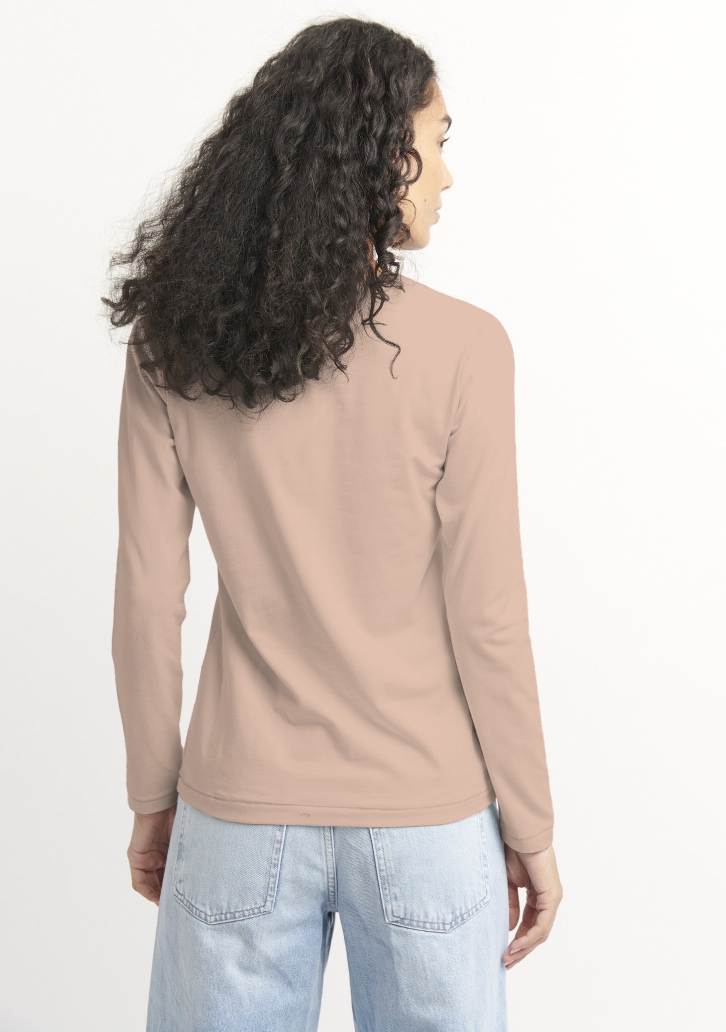 SOUS PULL TECRO UNI ROSE