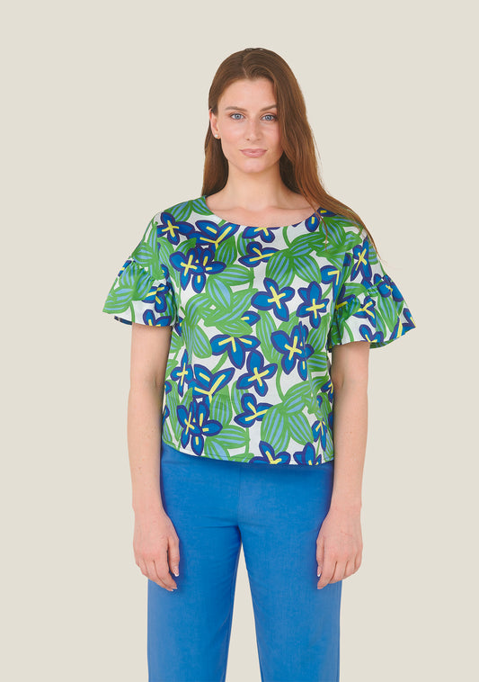 BLOUSE TREND BOSQUET VERT