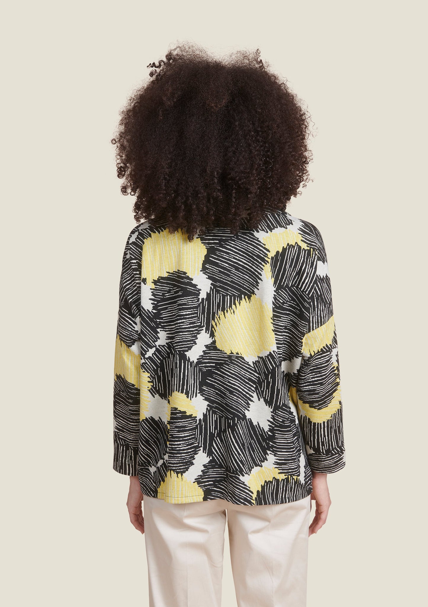 CHEMISE CIRIL RATURES JAUNE