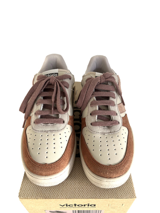 BASKET VICTORIA VERT/ROSE