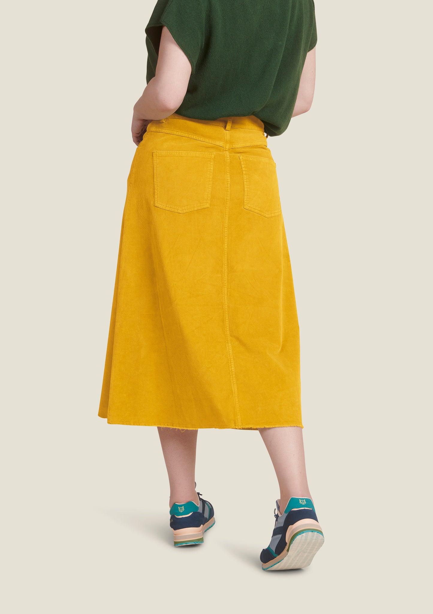 JUPE JOHANE UNI MOUTARDE