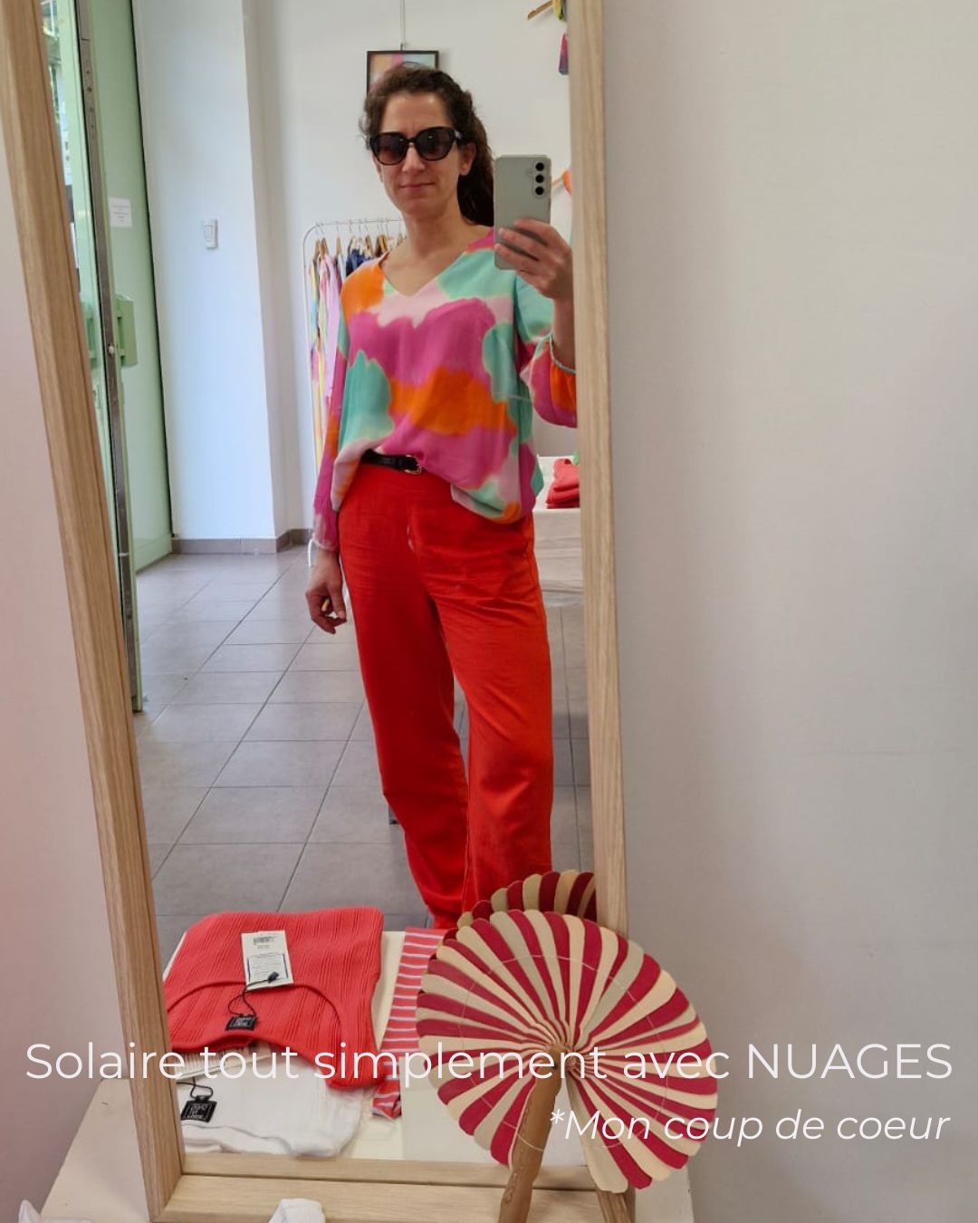PANTALON PALLOON UNI ROUGE