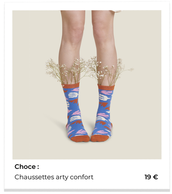 CHAUSSETTES CHOCE ENVOL ORANGE