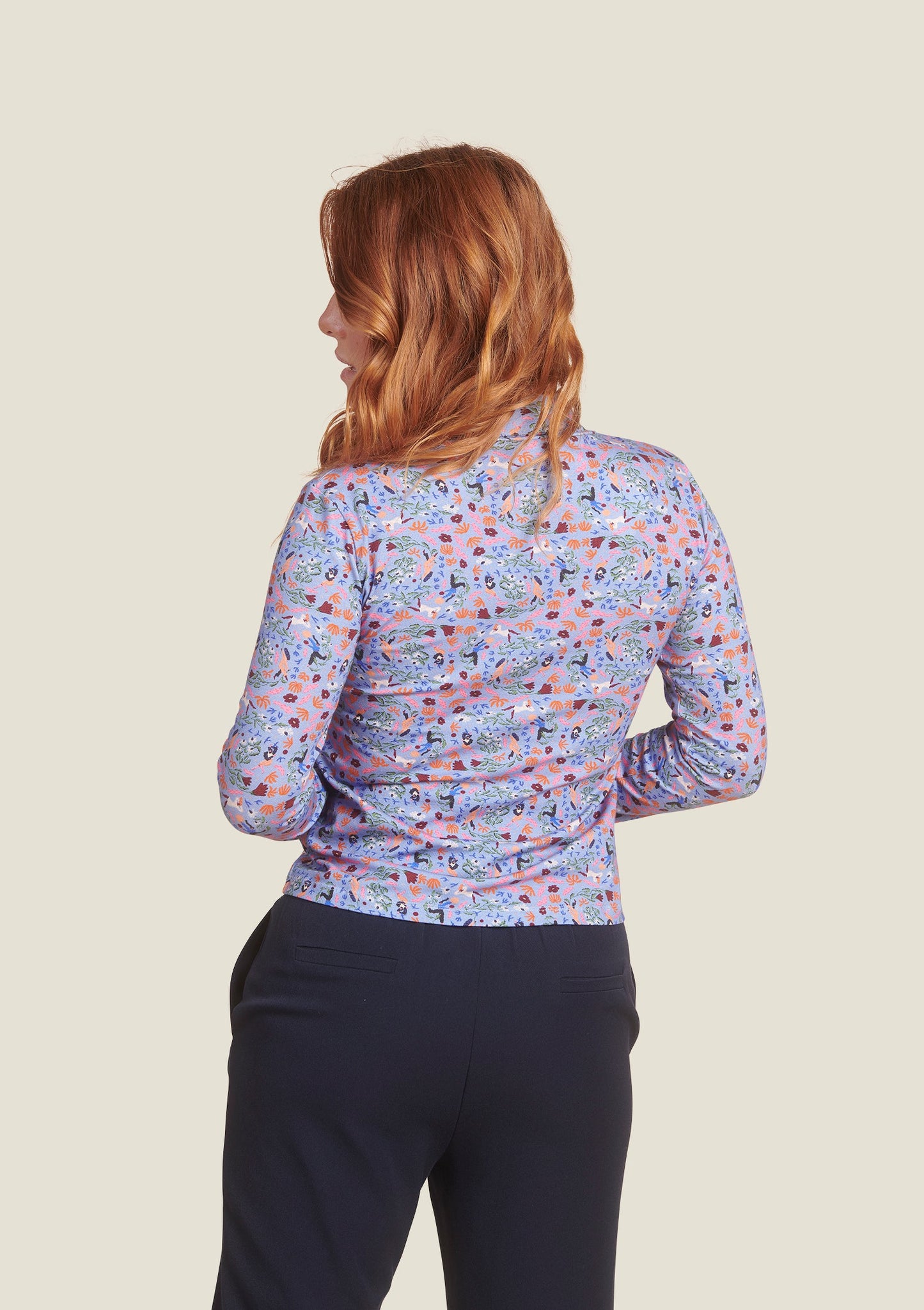 SOUS-PULL TECRO DOUCEUR BLEU