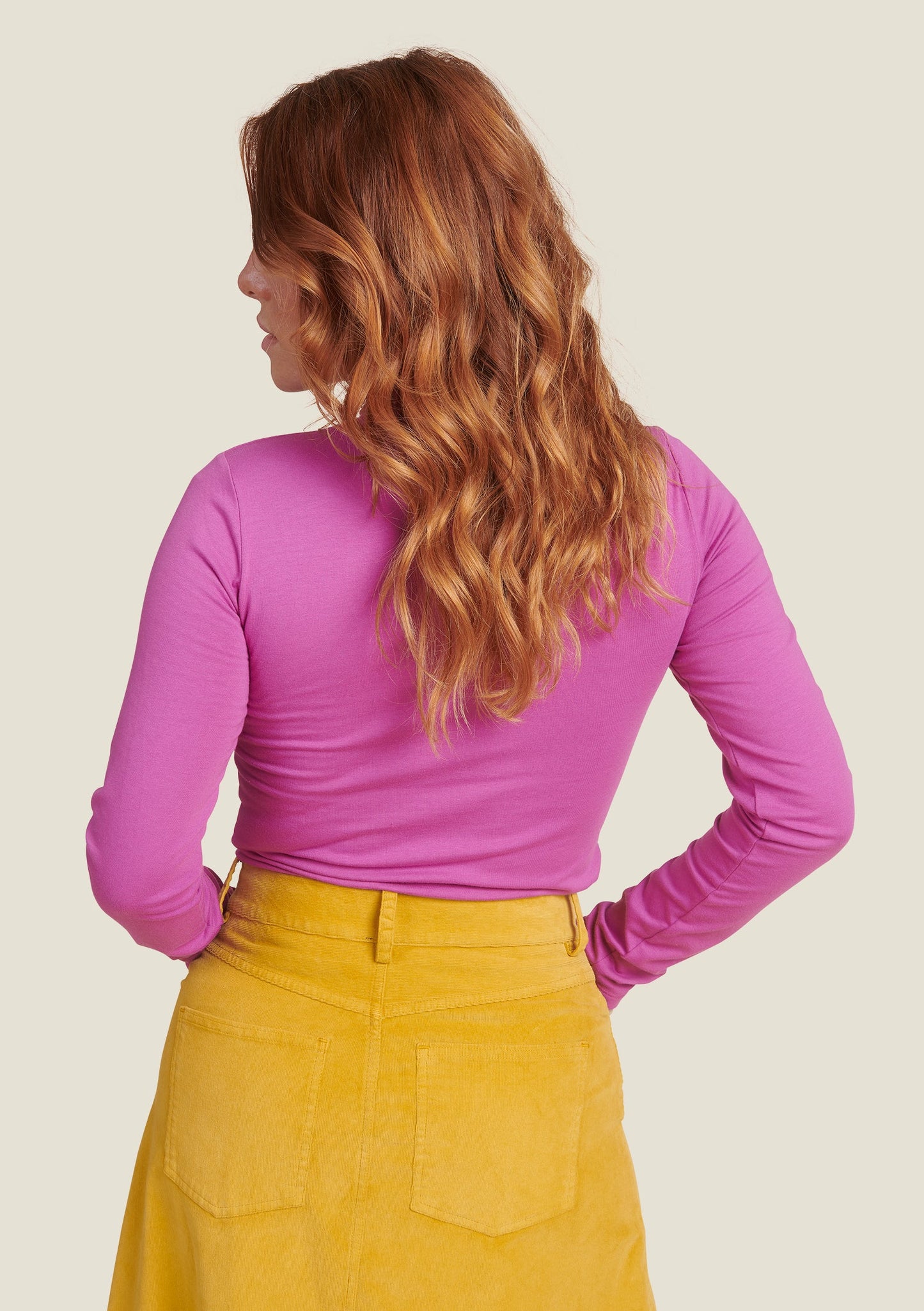 SOUS PULL TECRO UNI FRAMBOISE