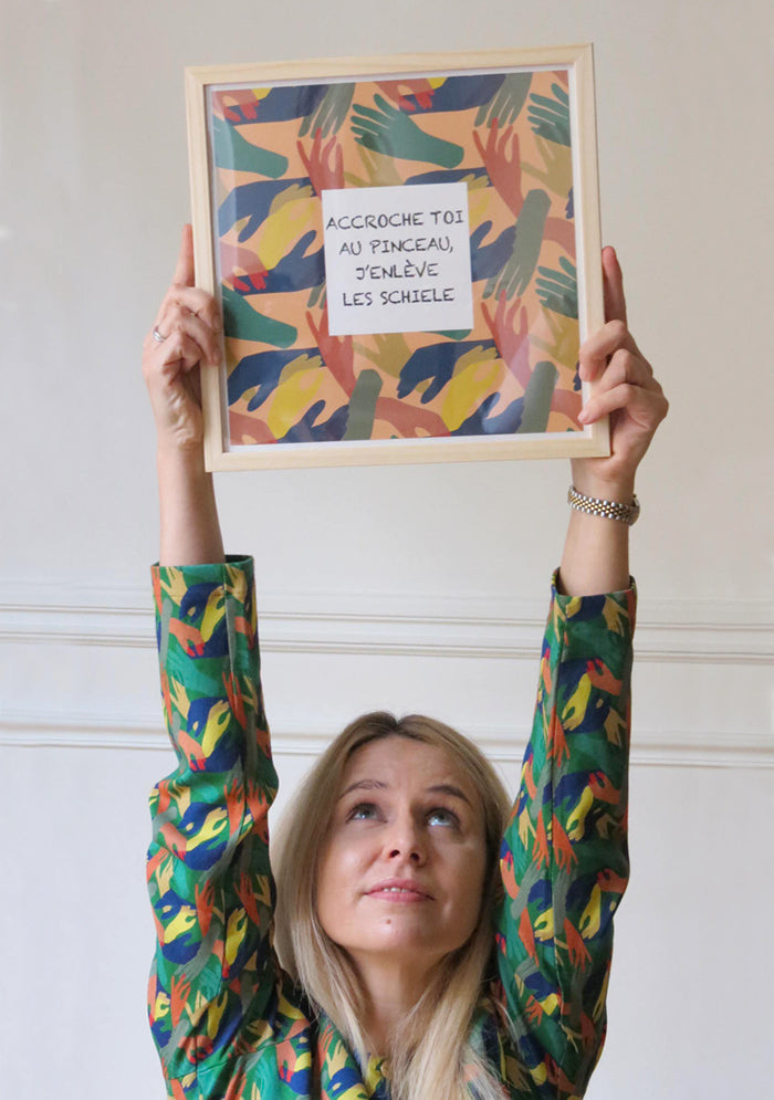 AFFICHE SCHIELE AU MOTIF VUE ENSEMBLE