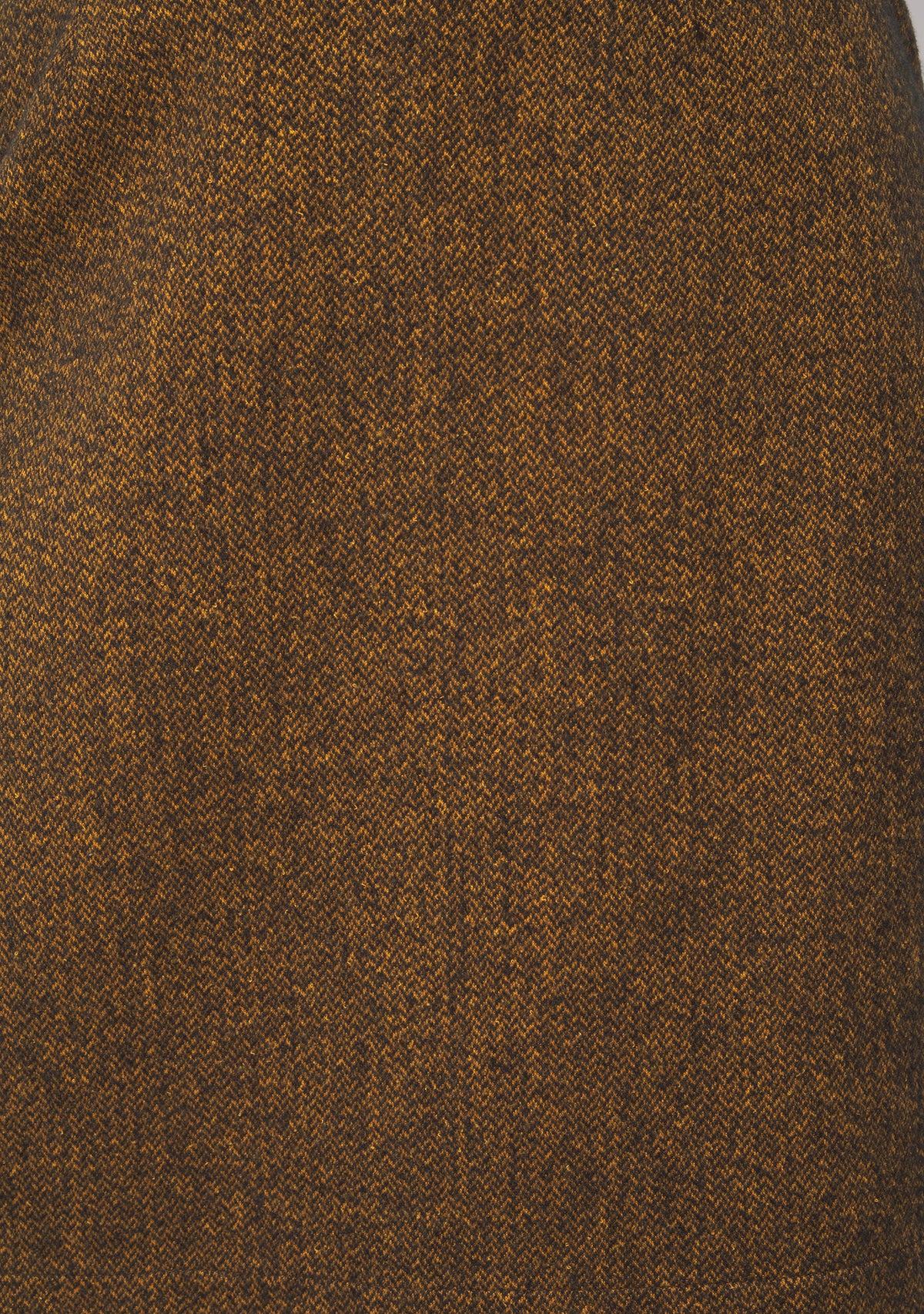 JUPE DROITE OCRE