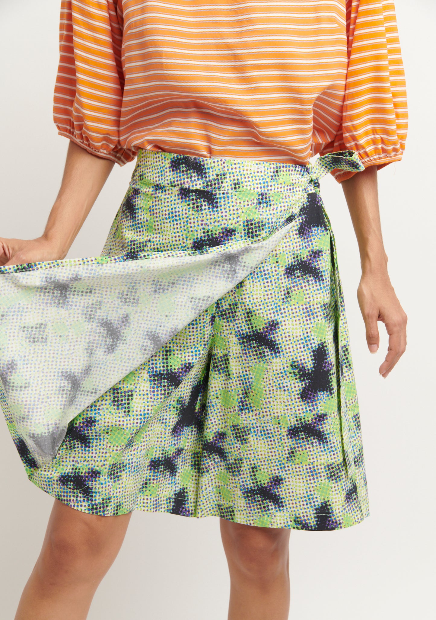 JUPE CULOTTE JUPKU DOTS VERT