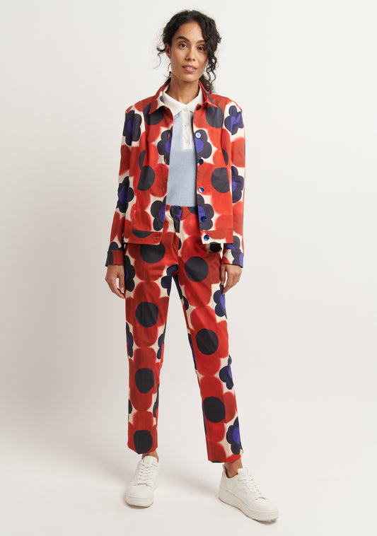 PANTALON PATOU TWIGGY ROUGE