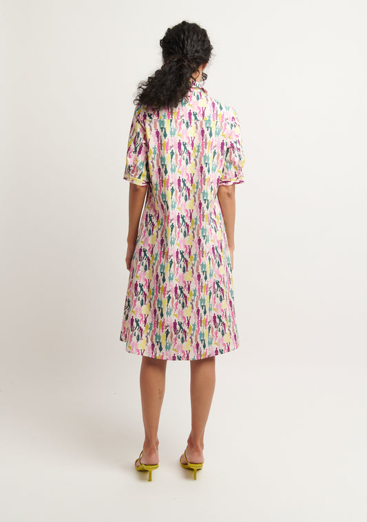 ROBE REPOS ETRE ENSEMBLE MULTICOLORE