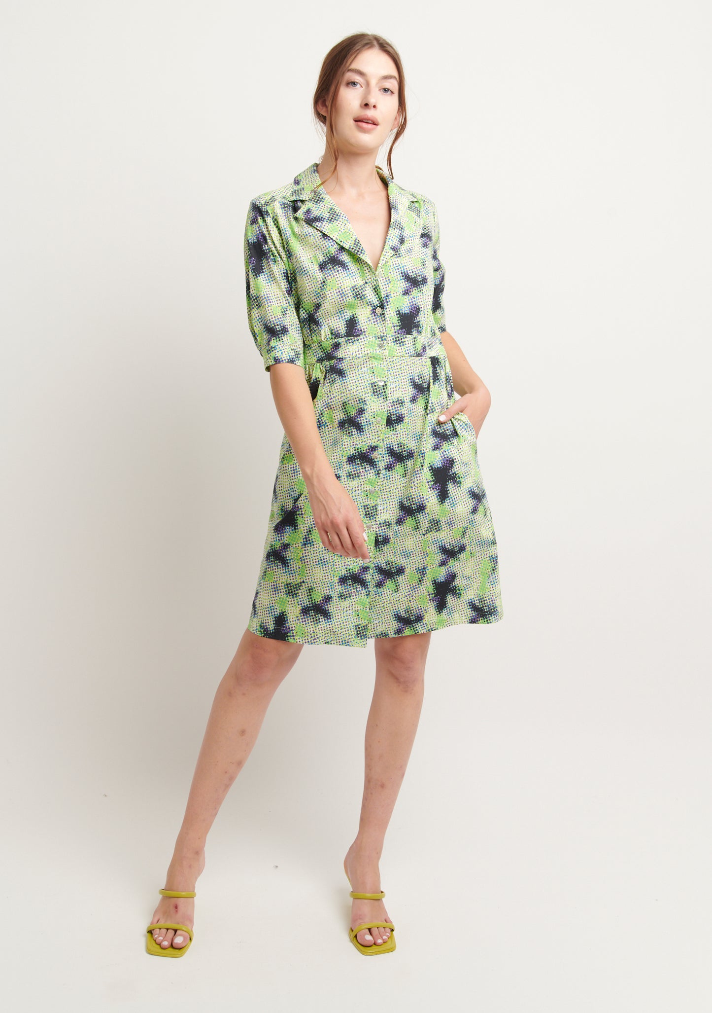 ROBE RIDIL DOTS VERT