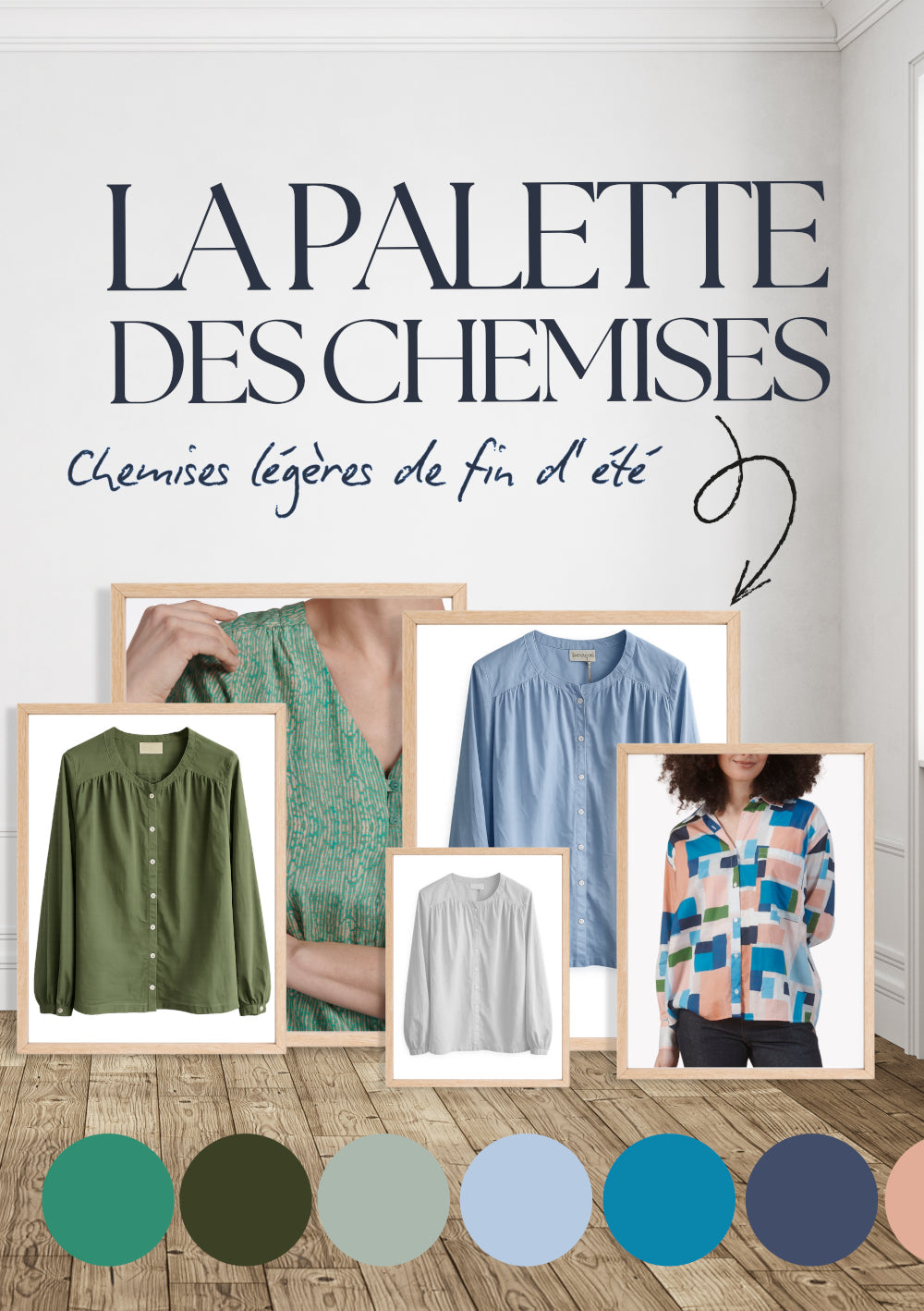 Chemises colorées