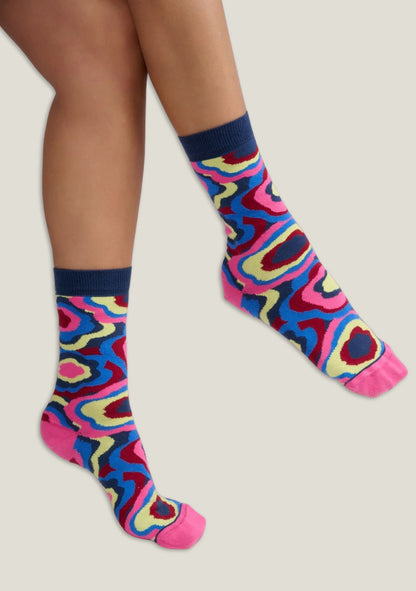 CHAUSSETTES CHOCE FLOWERPOWER MULTICOLORE
