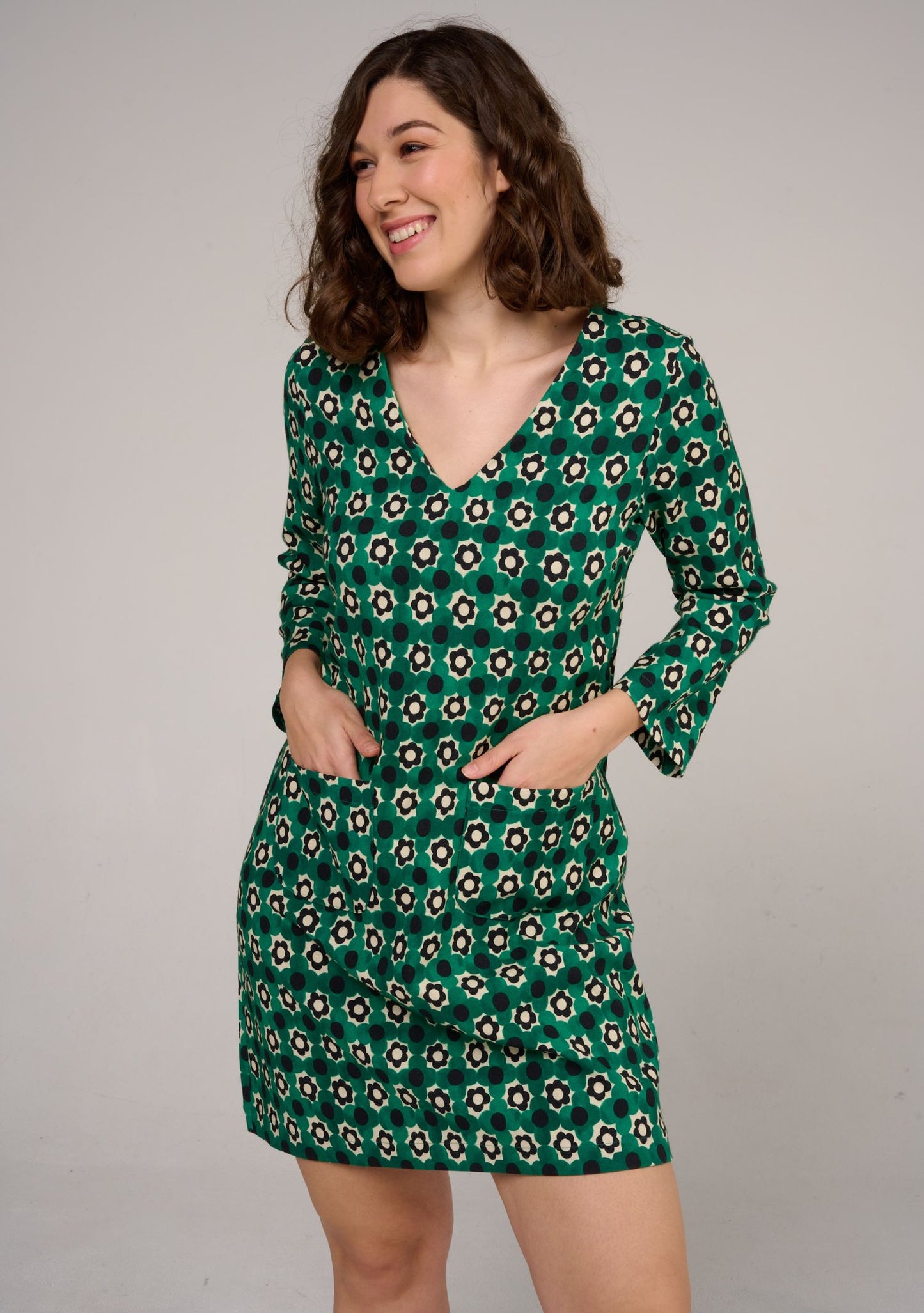 ROBE ROUGI TWIG VERT