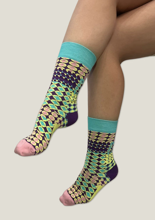 CHAUSSETTES CHOCE FAIENCE MULTICOLORE