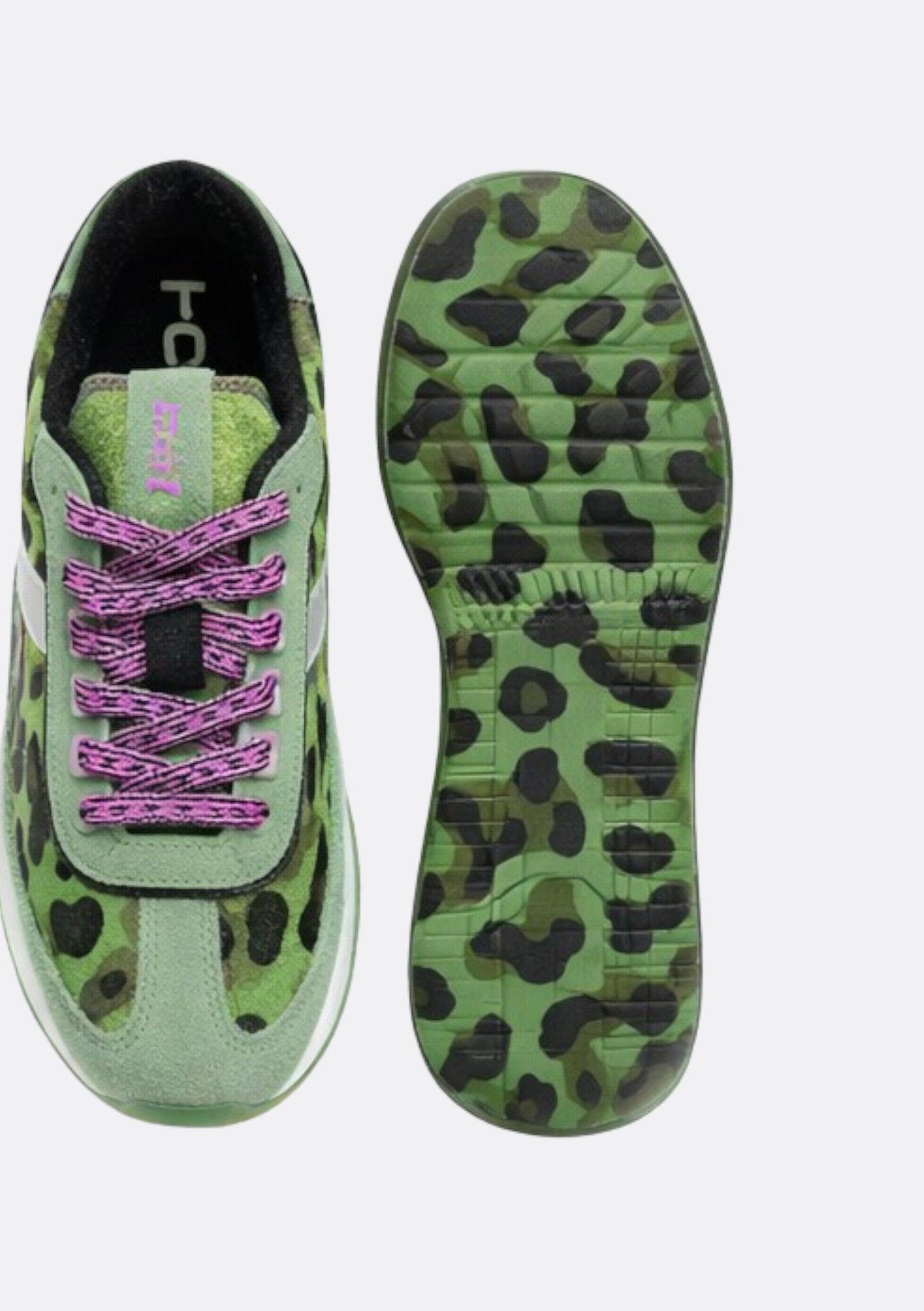 BASKET BART LEOPARD VERT