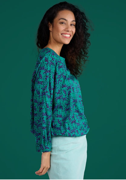 BLOUSE TORIDA LEO VERT