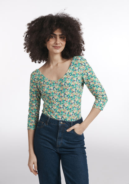 BODY BARBARA FLORAISON BLEU