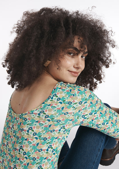 BODY BARBARA FLORAISON BLEU