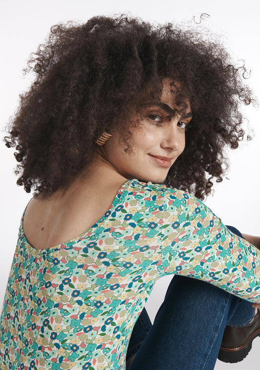 BODY BARBARA FLORAISON BLEU