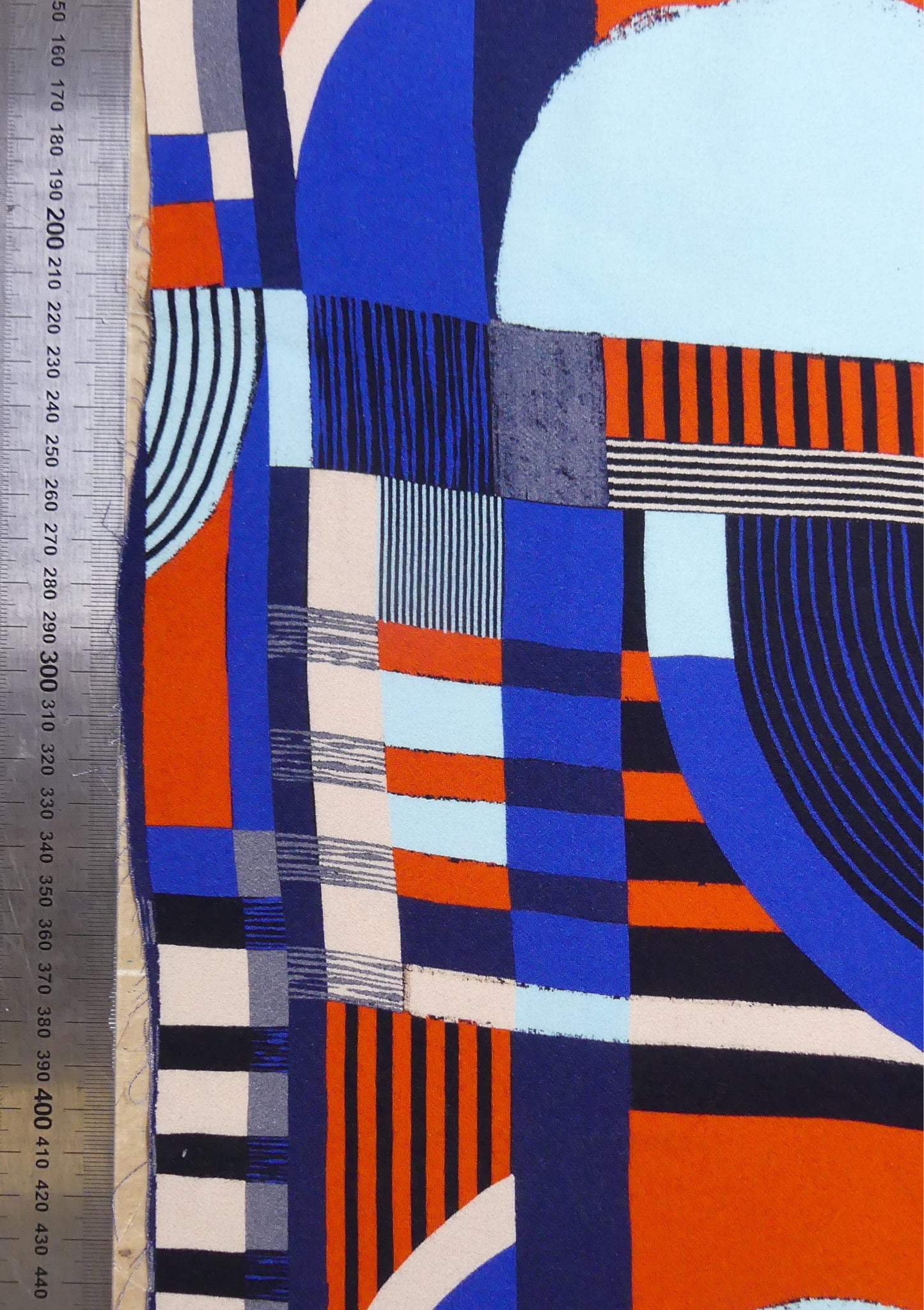 CREPE VISCOSE MECANISME BLEU