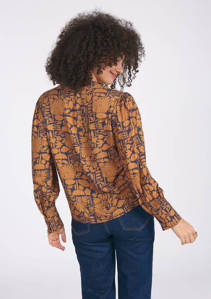CHEMISE CAPUCINE BLOOM OCRE