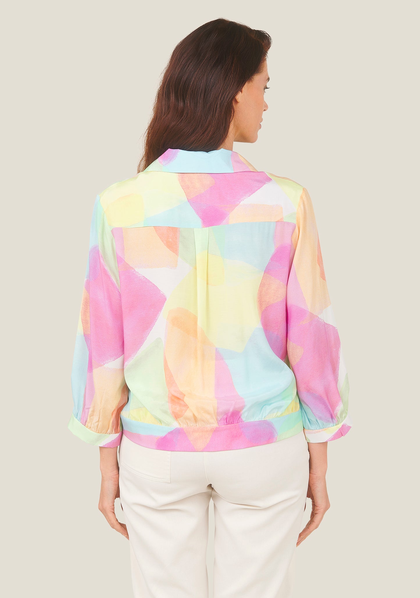 BLOUSE CEMBI ARLEQUIN ROSE