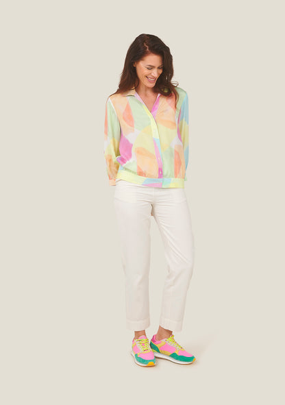 BLOUSE CEMBI ARLEQUIN ROSE