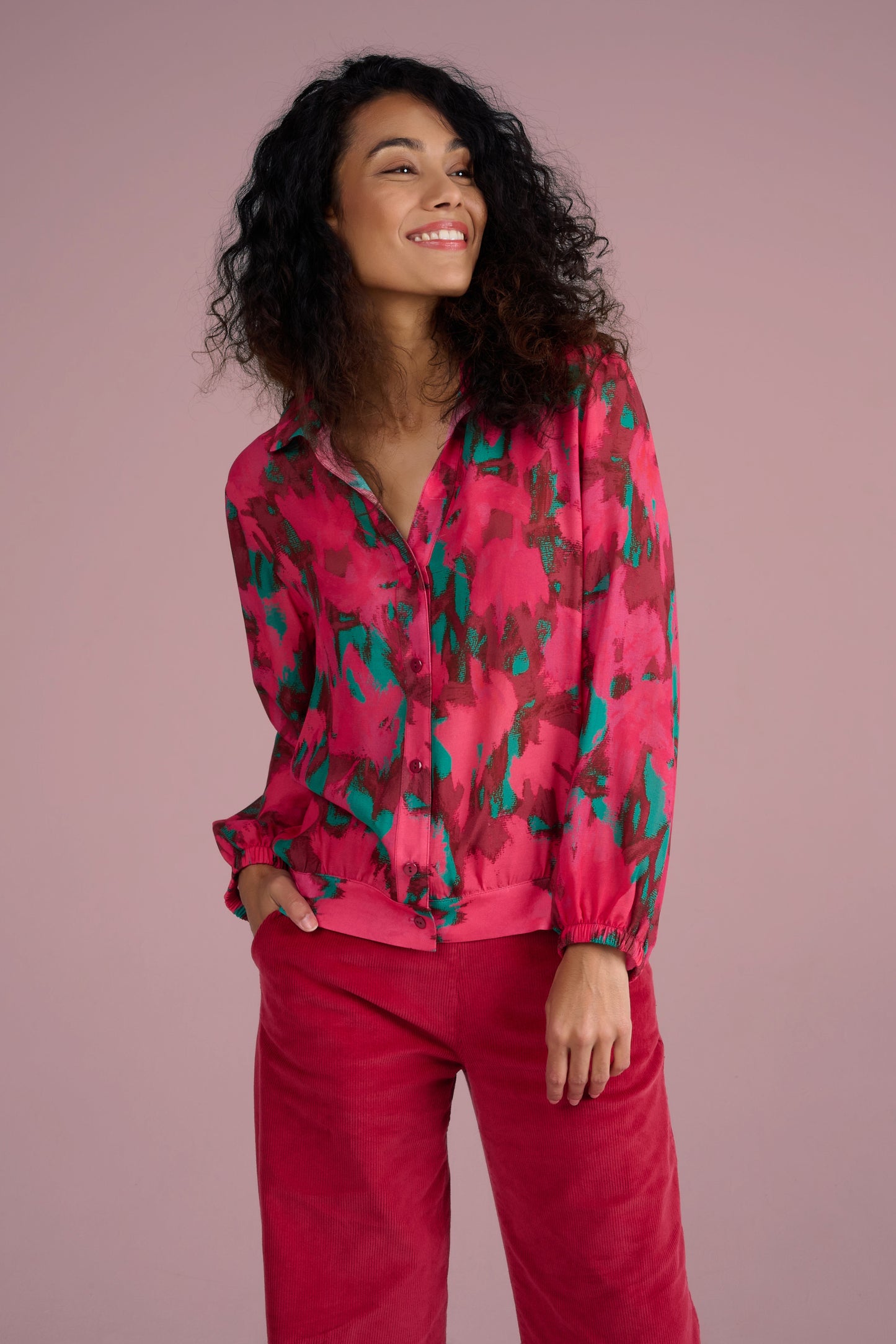 CHEMISIER CEMBO ERABLES ROSE