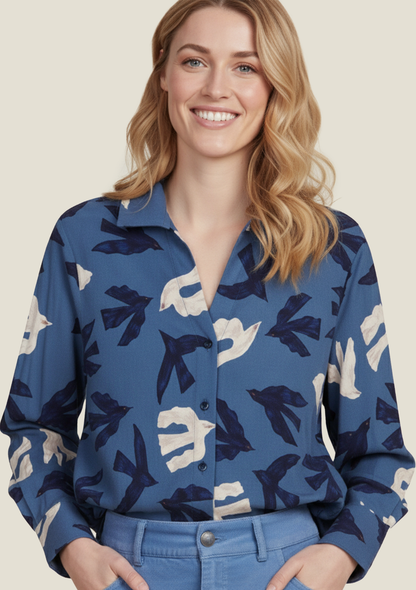 CHEMISE CENTIANE ENVOL BLEU