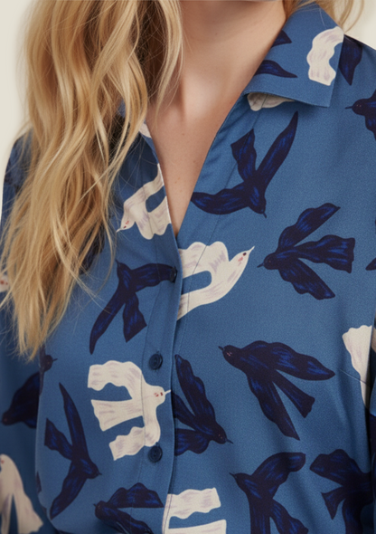 CHEMISE CENTIANE ENVOL BLEU