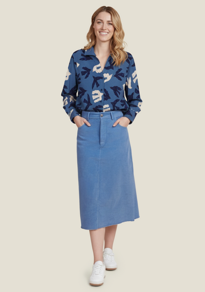 CHEMISE CENTIANE ENVOL BLEU