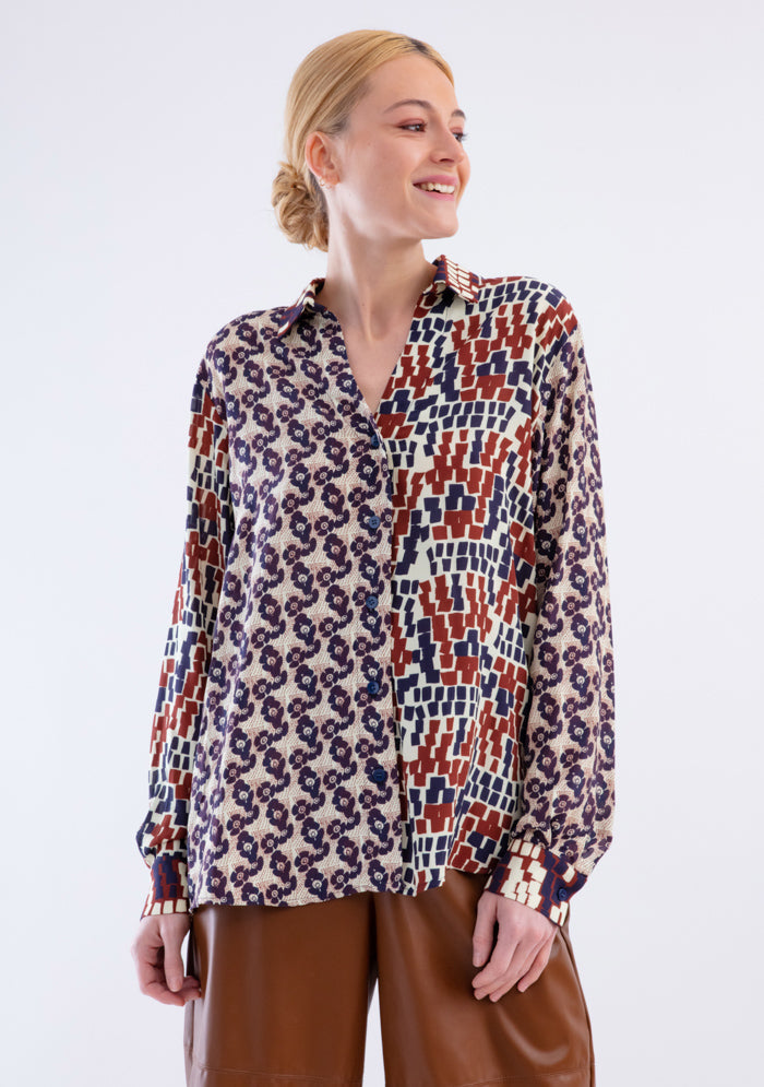 CREPE VISCOSE VEH BORDEAUX