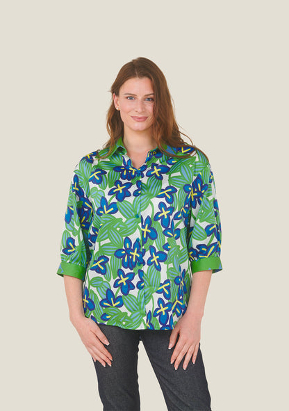 CHEMISIER CHANI BOSQUET VERT