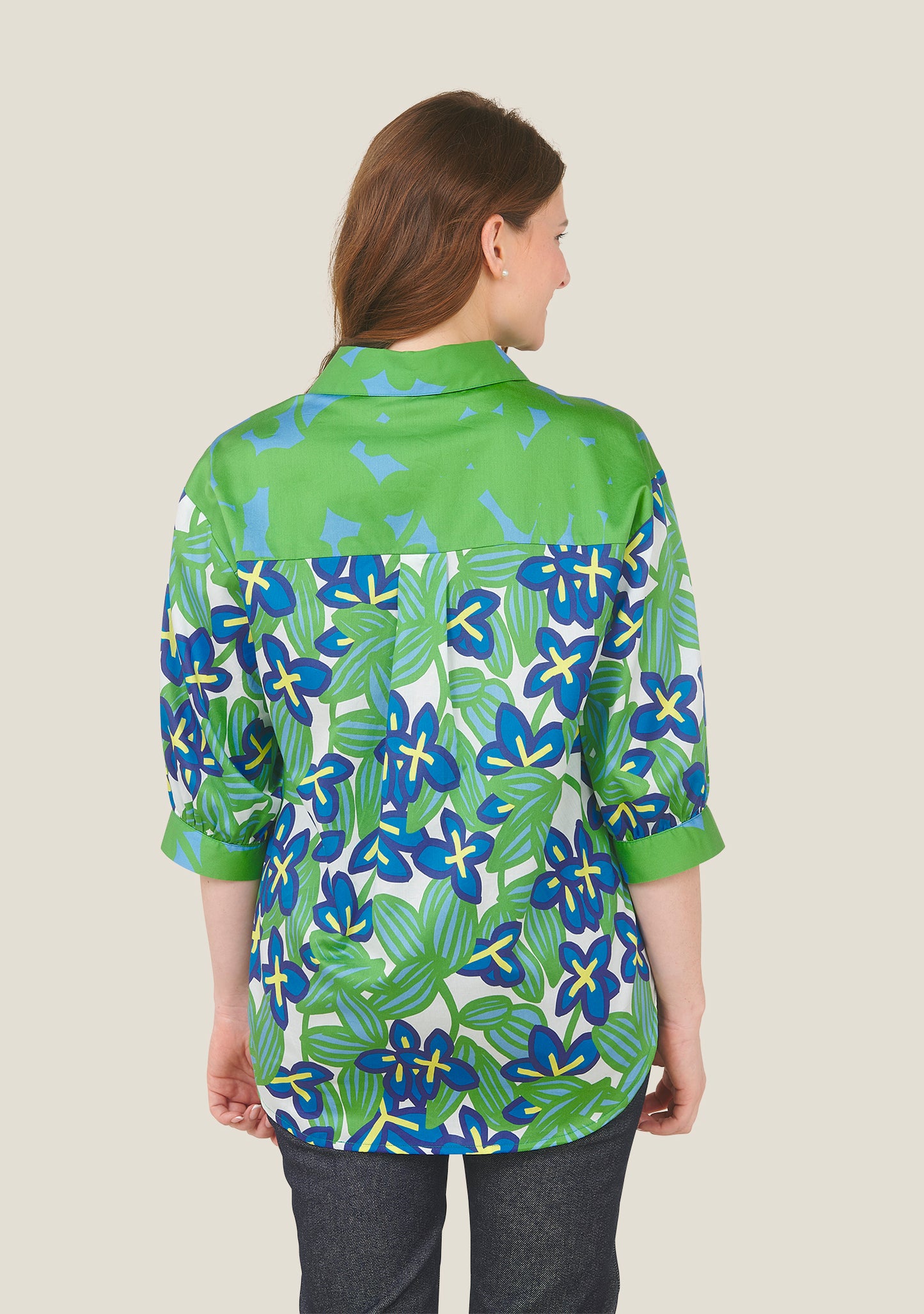 CHEMISIER CHANI BOSQUET VERT