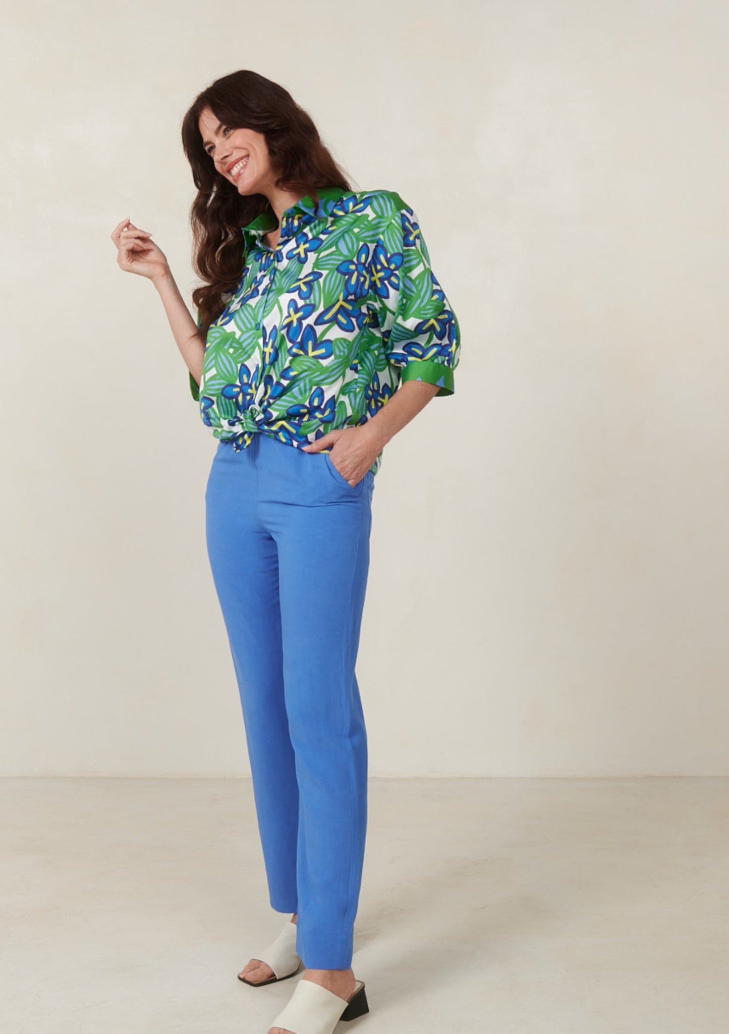 CHEMISIER CHANI BOSQUET VERT