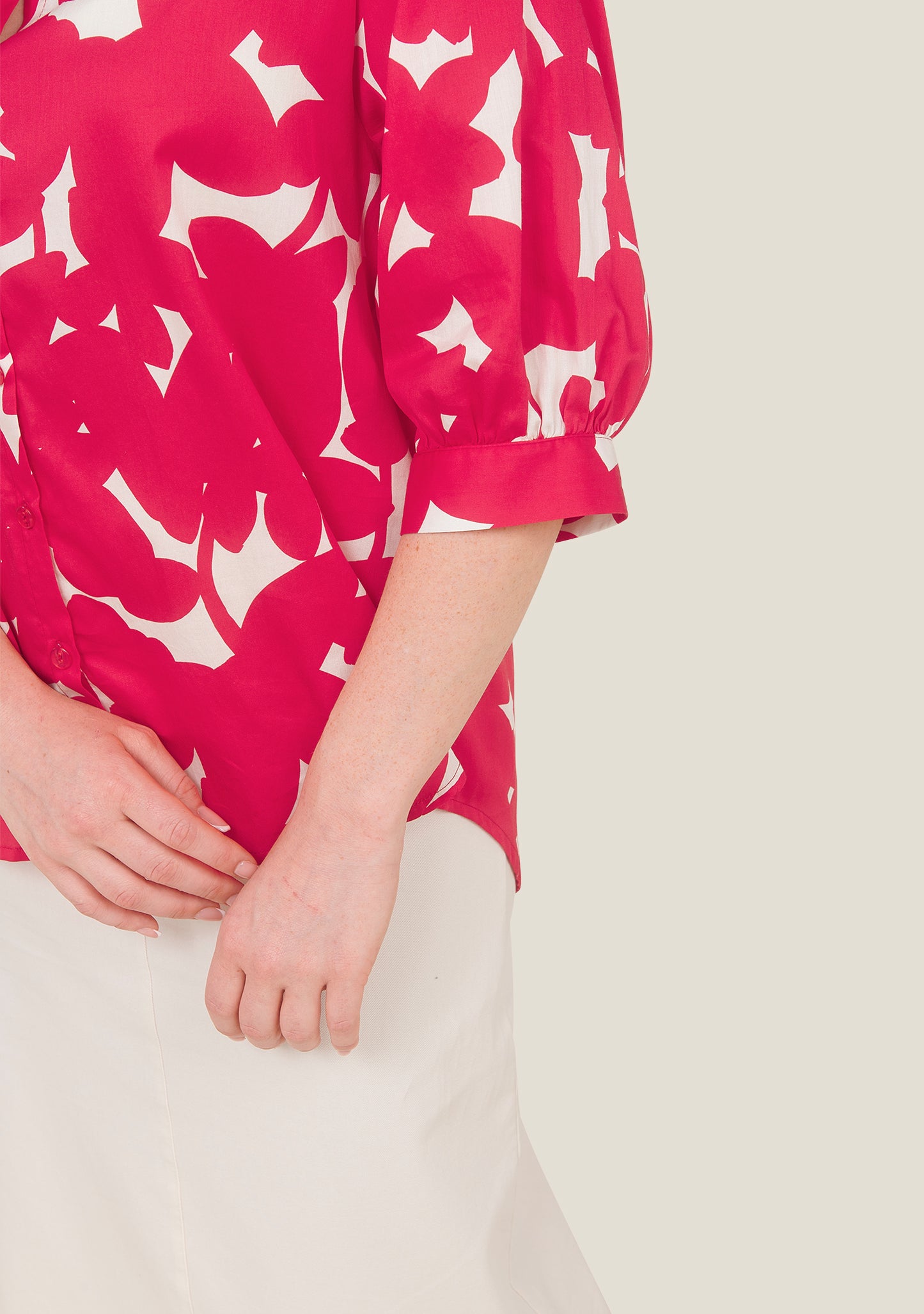 CHEMISE CHANI OMBRES ROUGE