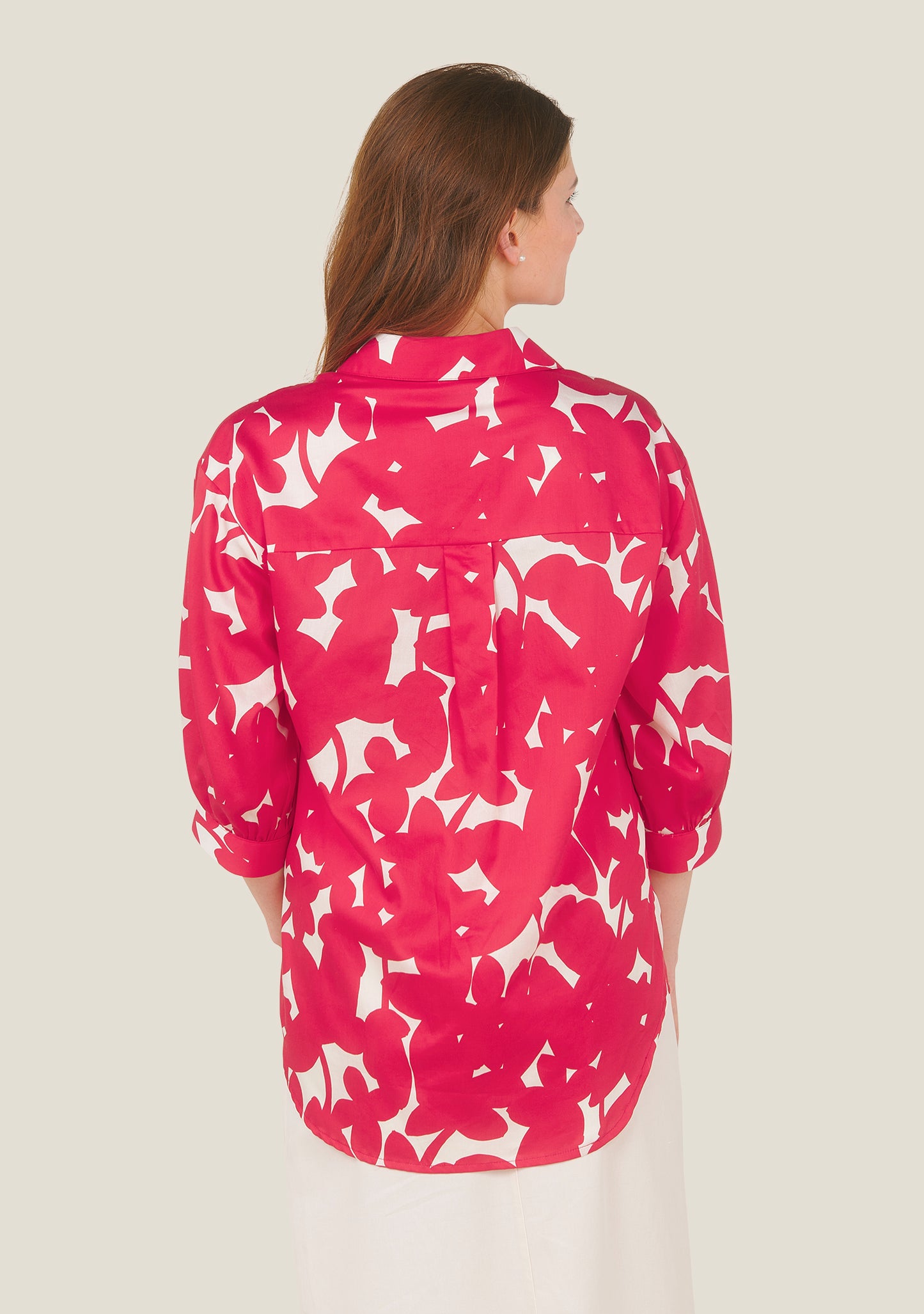 CHEMISE CHANI OMBRES ROUGE