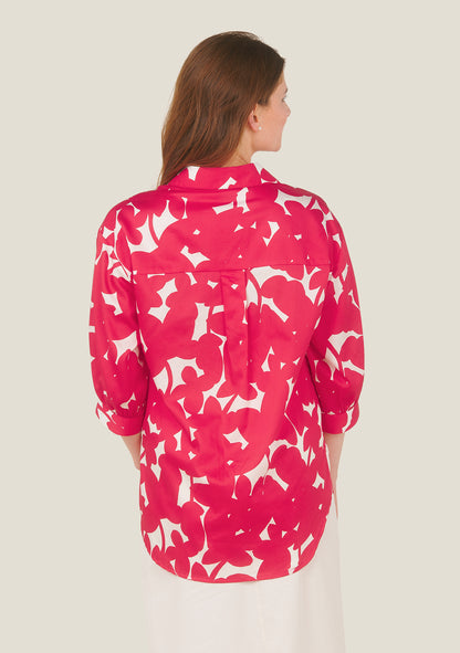 CHEMISE CHANI OMBRES ROUGE