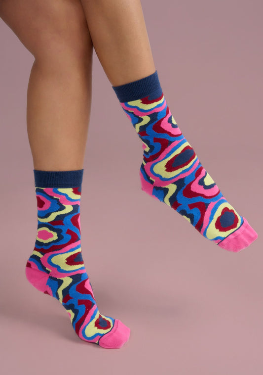 CHAUSSETTES CHOCE FLOWERPOWER MULTICOLORE